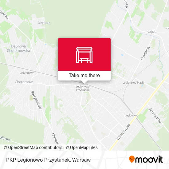 Карта PKP Legionowo Przystanek