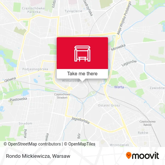 Rondo Mickiewicza map
