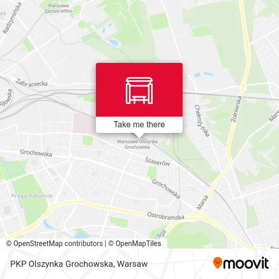 Карта PKP Olszynka Grochowska