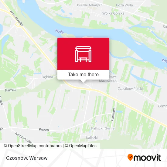Карта Czosnów