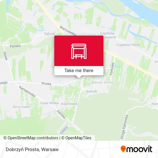 Карта Dobrzyń Prosta