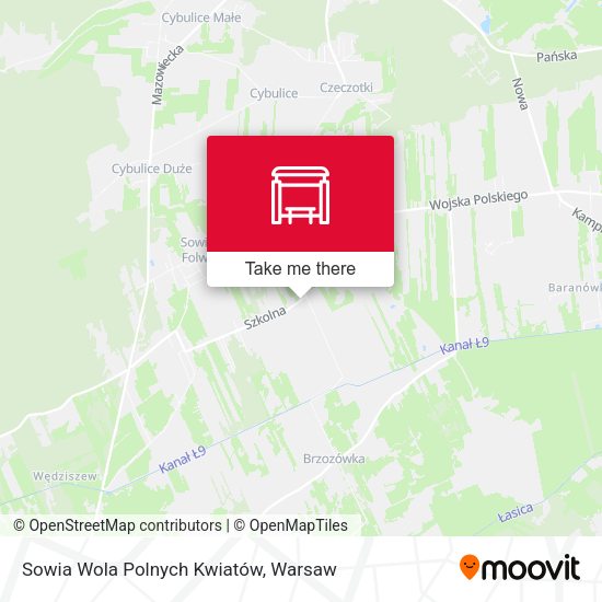 Карта Sowia Wola Polnych Kwiatów