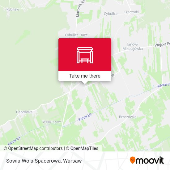 Карта Sowia Wola Spacerowa