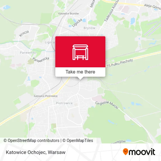 Карта Katowice Ochojec