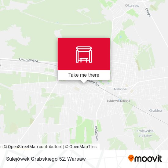 Карта Sulejówek Grabskiego 52