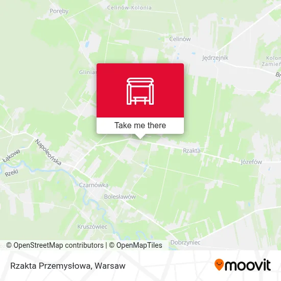 Rzakta Przemysłowa map