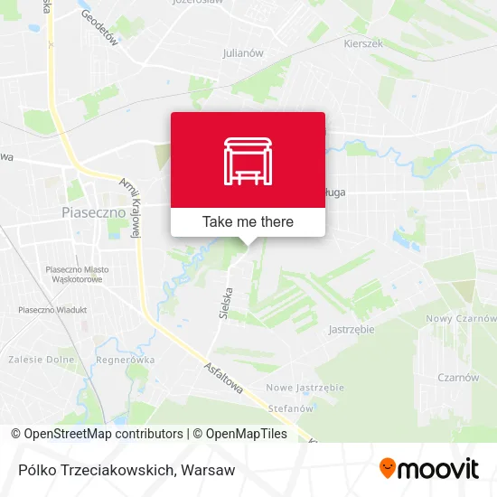 Карта Pólko Trzeciakowskich