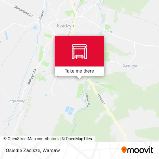 Карта Osiedle Zacisze