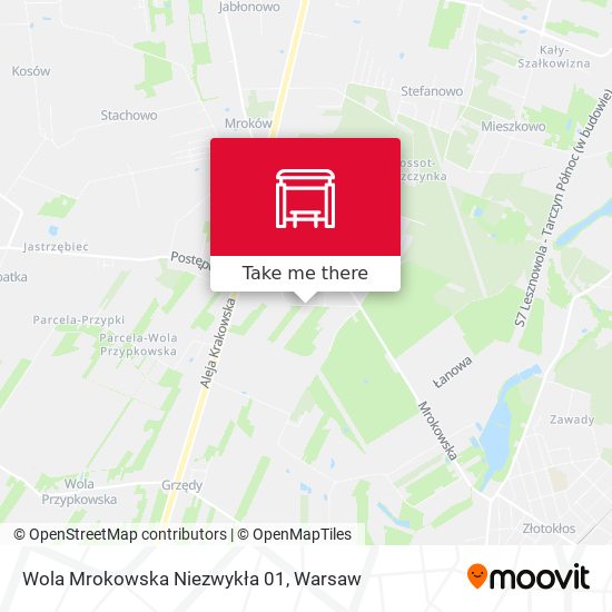 Wola Mrokowska Niezwykła map