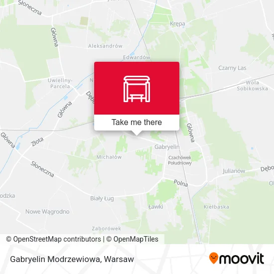 Карта Gabryelin Modrzewiowa