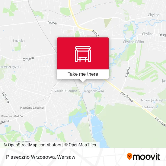 Карта Piaseczno Wrzosowa