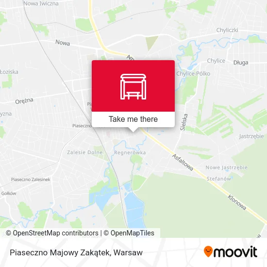 Карта Piaseczno Majowy Zakątek