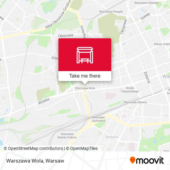 Warszawa Wola map