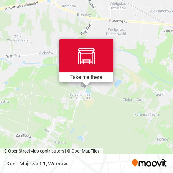 Kąck Majowa 01 map