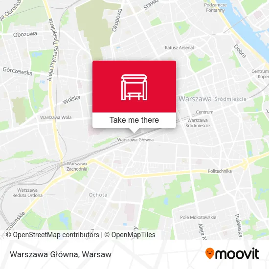 Карта Warszawa Główna