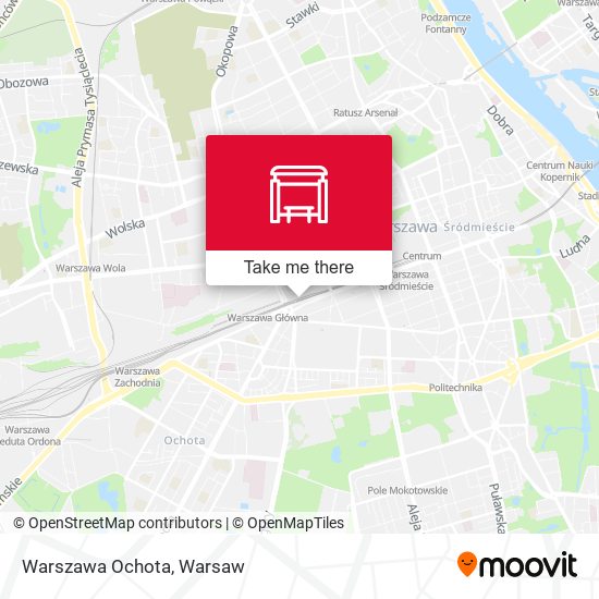 Warszawa Ochota map