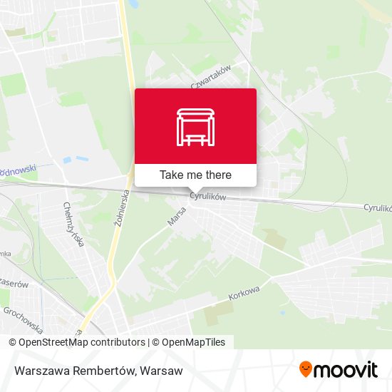 Warszawa Rembertów map