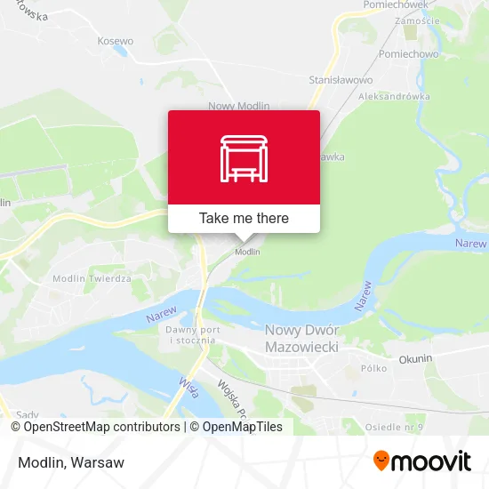 Карта Modlin