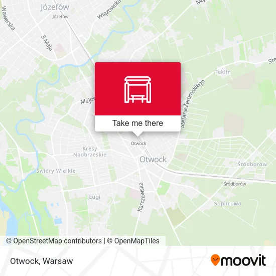 Карта Otwock
