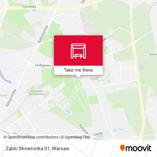 Ząbki Skowronka 01 map