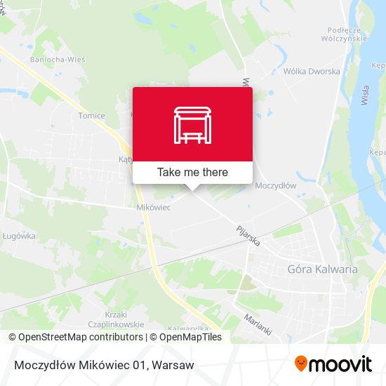 Moczydłów Mikówiec 01 map