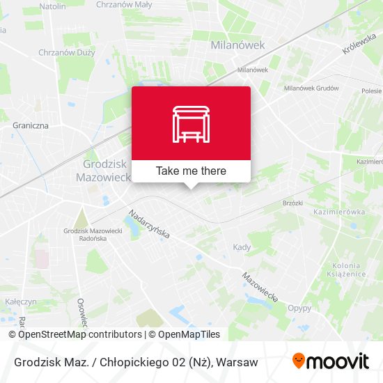 Карта Grodzisk Maz. / Chłopickiego 02 (Nż)