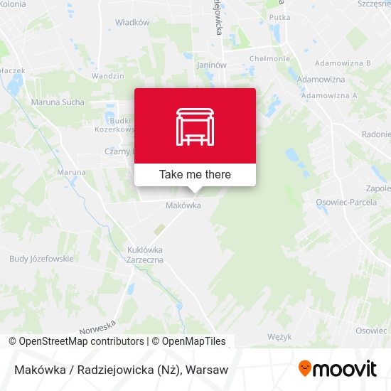 Makówka / Radziejowicka (Nż) map