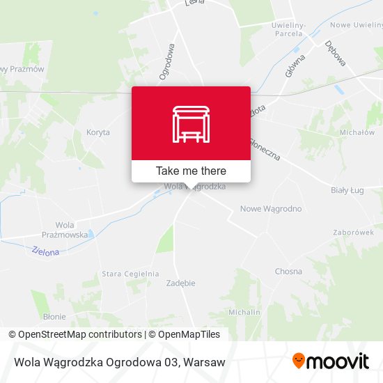 Карта Wola Wągrodzka Ogrodowa