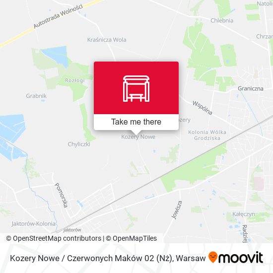 Kozery Nowe / Czerwonych Maków 02 (Nż) map