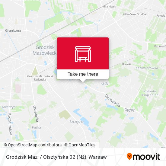 Grodzisk Maz. / Olsztyńska 02 (Nż) map