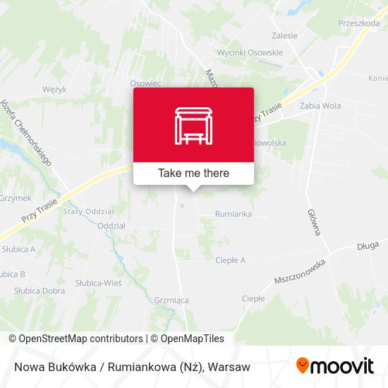 Nowa Bukówka / Rumiankowa (Nż) map