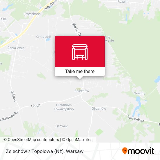 Żelechów / Topolowa (Nż) map