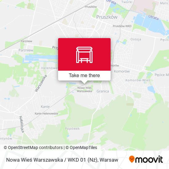 Nowa Wieś Warszawska / WKD 01 (Nż) map