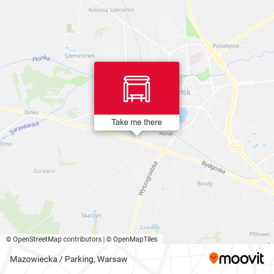 Mazowiecka / Parking map