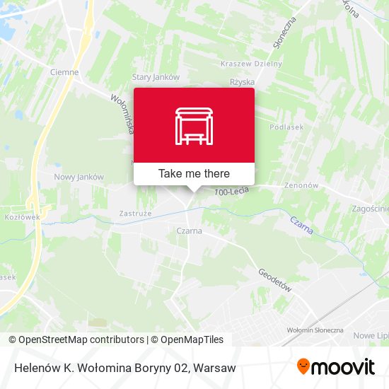 Helenów K. Wołomina Boryny 02 map