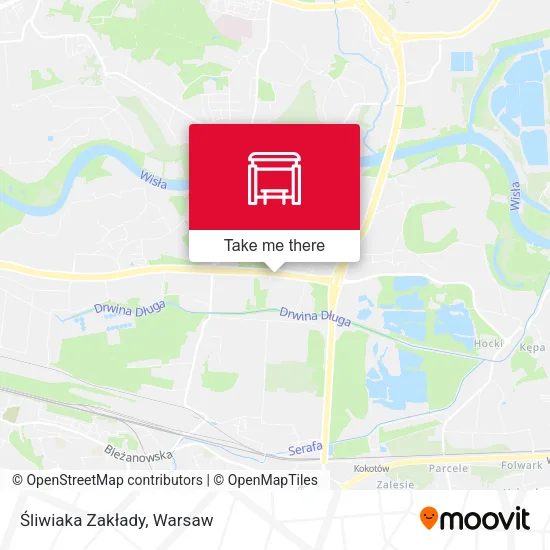 Карта Śliwiaka Zakłady