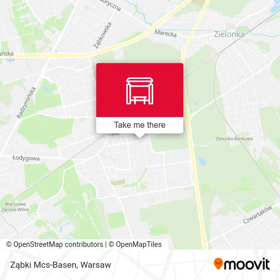 Карта Ząbki Mcs-Basen