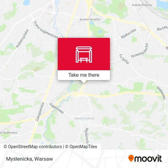 Карта Myślenicka
