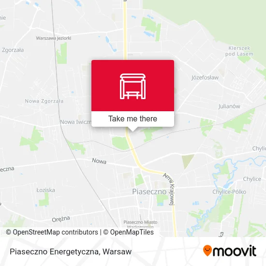Карта Piaseczno Energetyczna