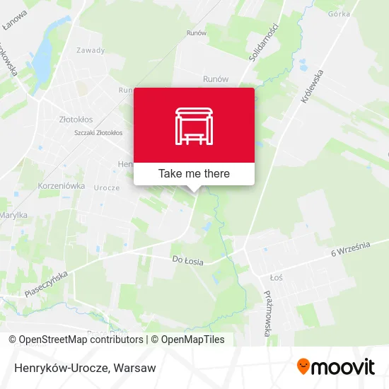 Карта Henryków-Urocze