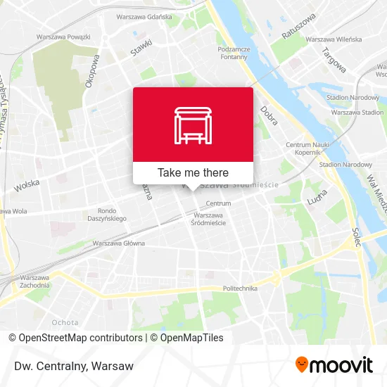 Карта Dw. Centralny