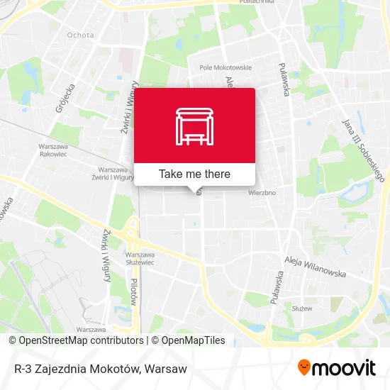 Карта R-3 Zajezdnia Mokotów