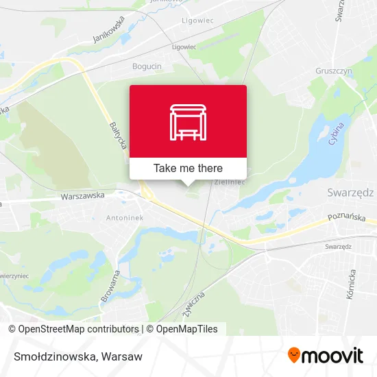 Карта Smołdzinowska