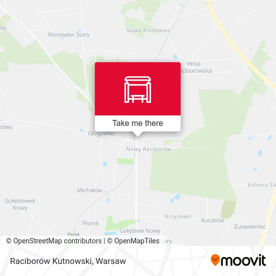 Raciborów Kutnowski map