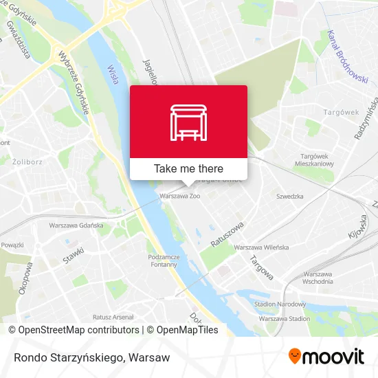 Rondo Starzyńskiego map