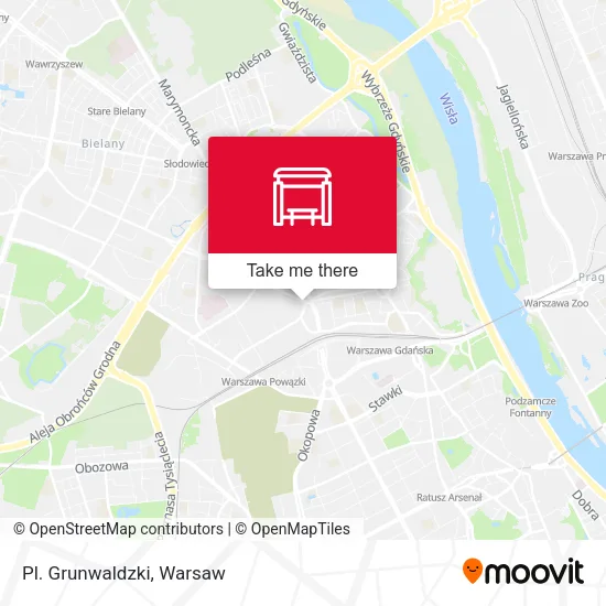 Карта Pl. Grunwaldzki