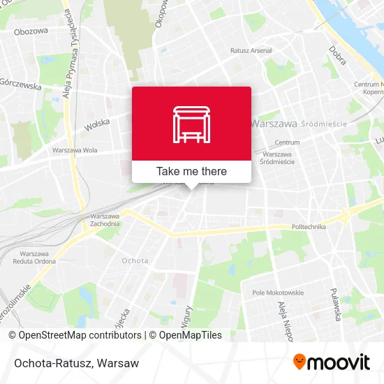 Ochota-Ratusz map