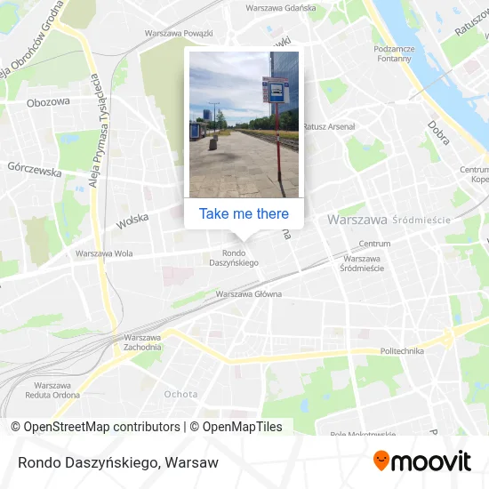 Rondo Daszyńskiego map