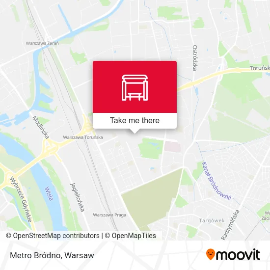 Карта Metro Bródno
