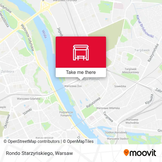 Rondo Starzyńskiego map